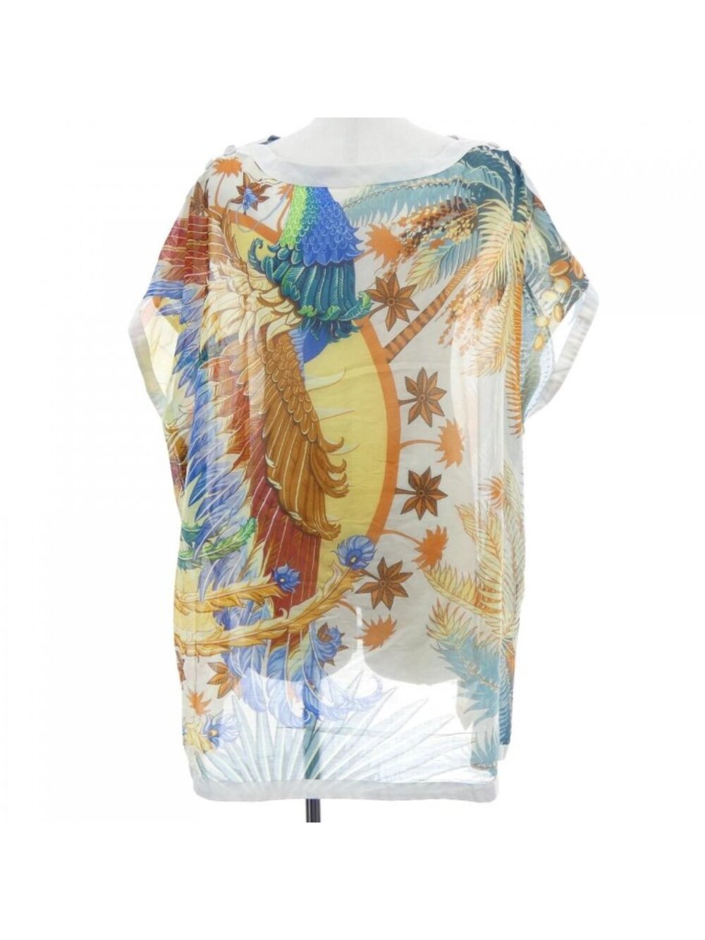Hermes Beach Tunic Coat Blue